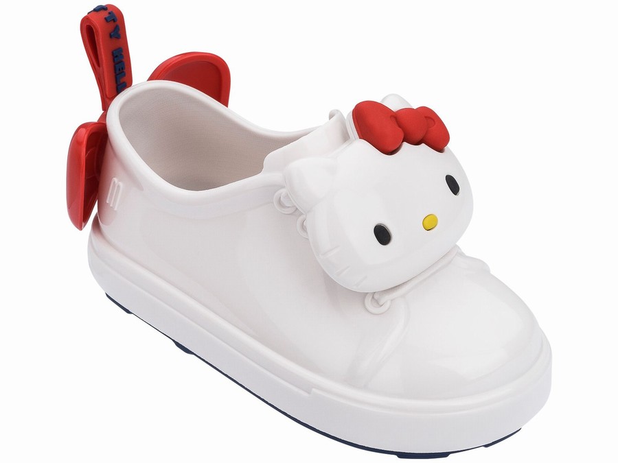 Zapatillas Mini Melissa Hello Kitty Be Bebe - Blancas - Argentina RGW-508372